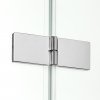 NEW TRENDY Drzwi prysznicowe wnękowe składane NEW SOLEO 120x195 cm D-0137A/D-0138